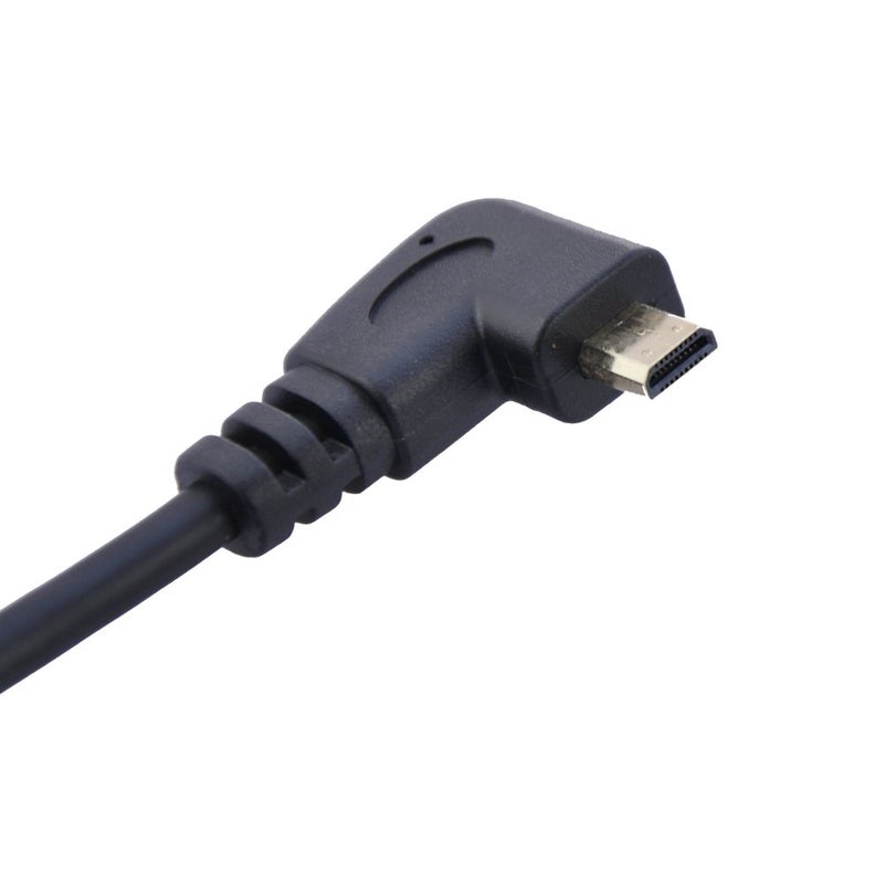 Seadream Angled Micro HDMI to HDMI Cable 1.64FT 90 Degree Left Angle Micro HDMI Male to HDMI Male Cable Connector(1pcs Left Angled) - Image 2